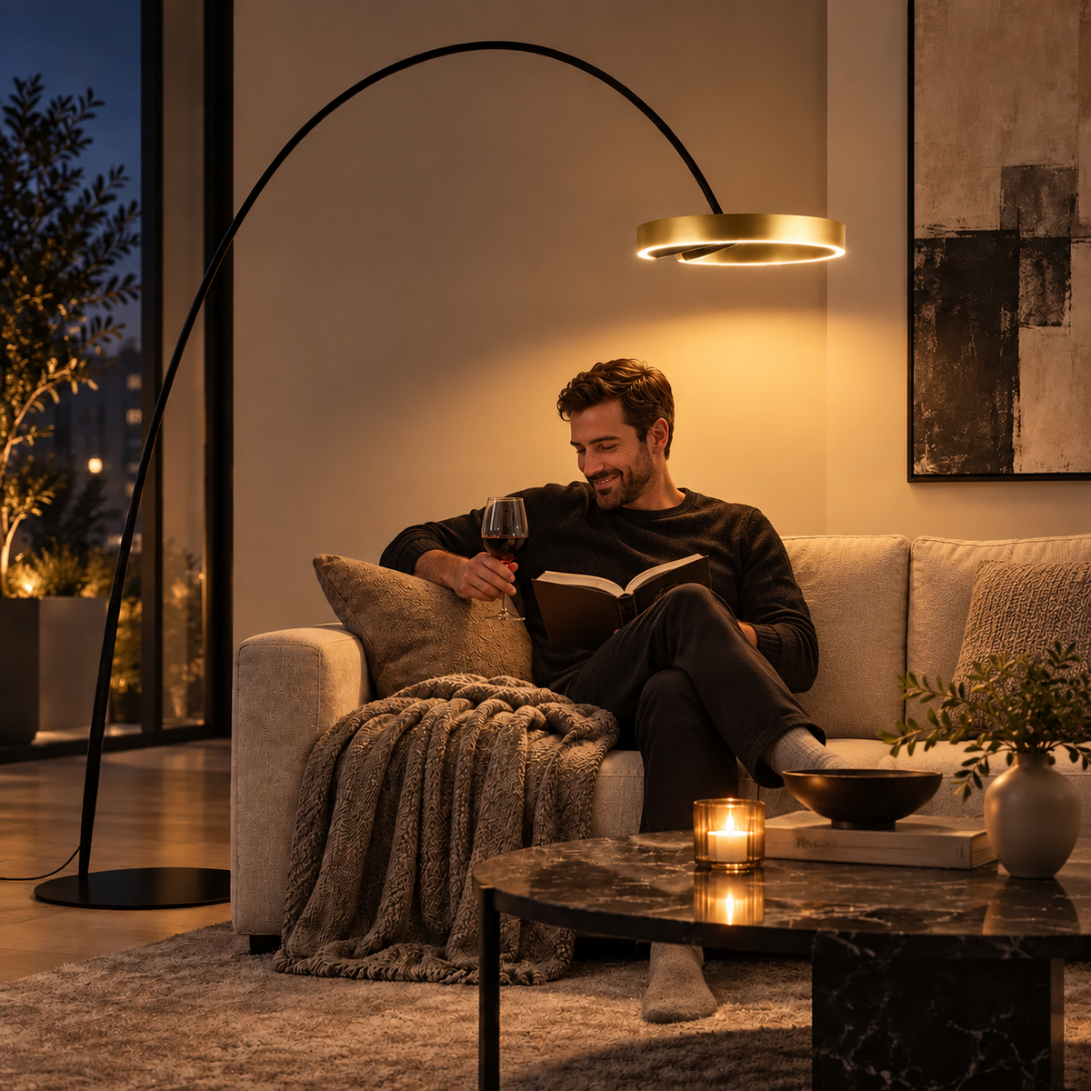 Lampadaire LED design