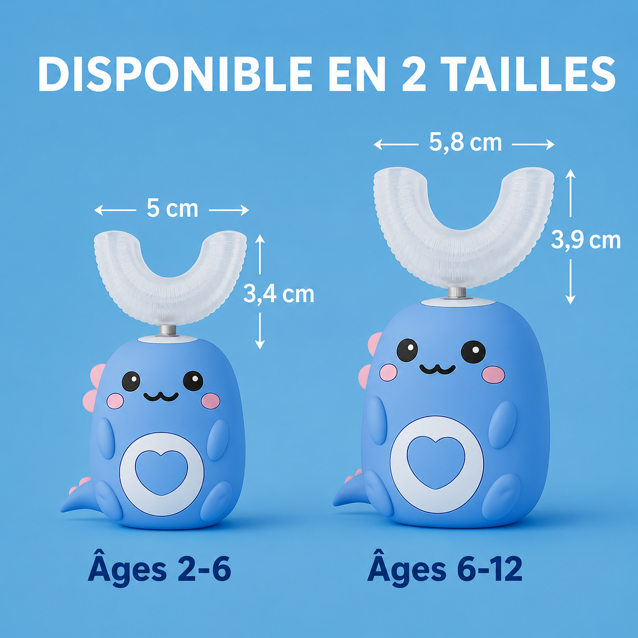 Beosmile™ – Brosse à dents 360° pour enfants
