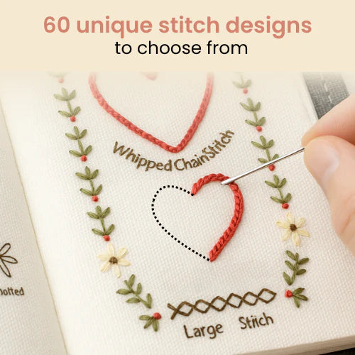 Embroidery pattern book