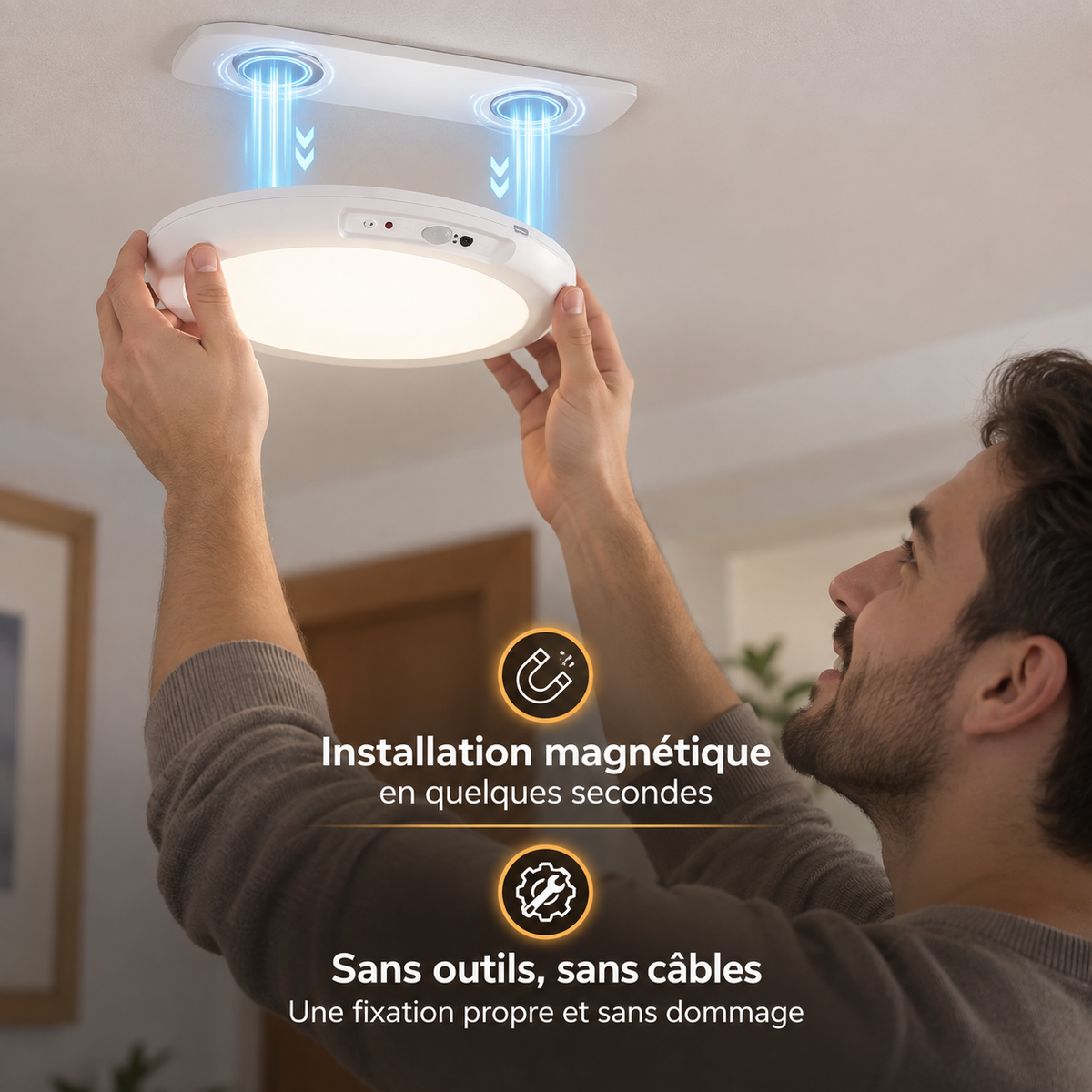 Luméra™ | Lampe LED à Détecteur de Mouvement