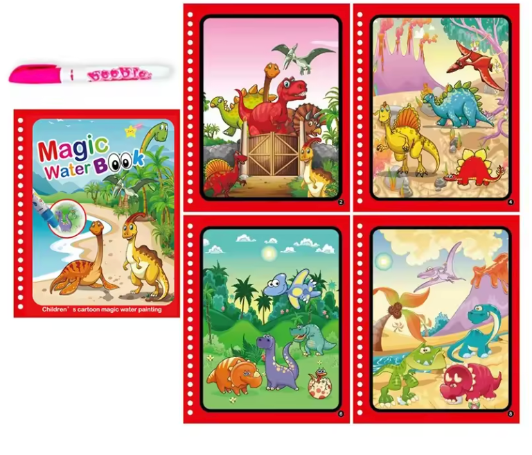 Libro mágico para colorear con agua