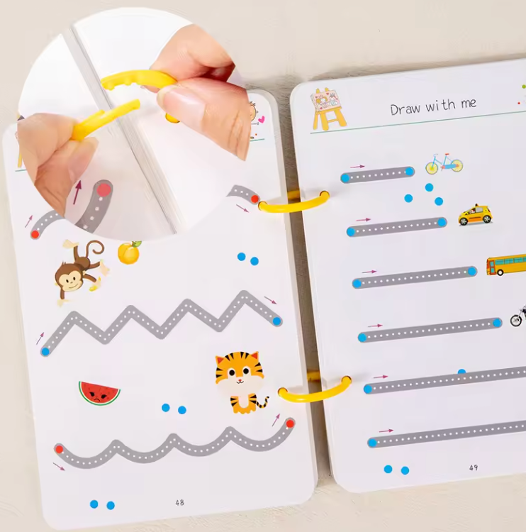 Cuaderno de trazos Niño curioso (desde 3 años)