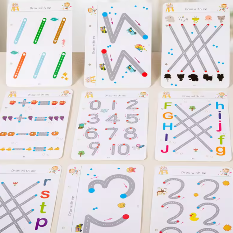 Cuaderno de trazos Niño curioso (desde 3 años)