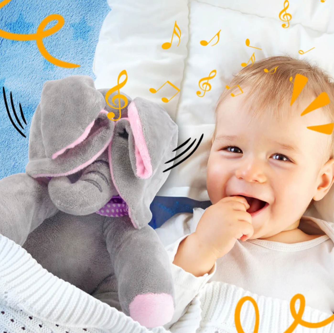 Beebeo™ Peek a boo Elefante Parlanchín - Exclusivo