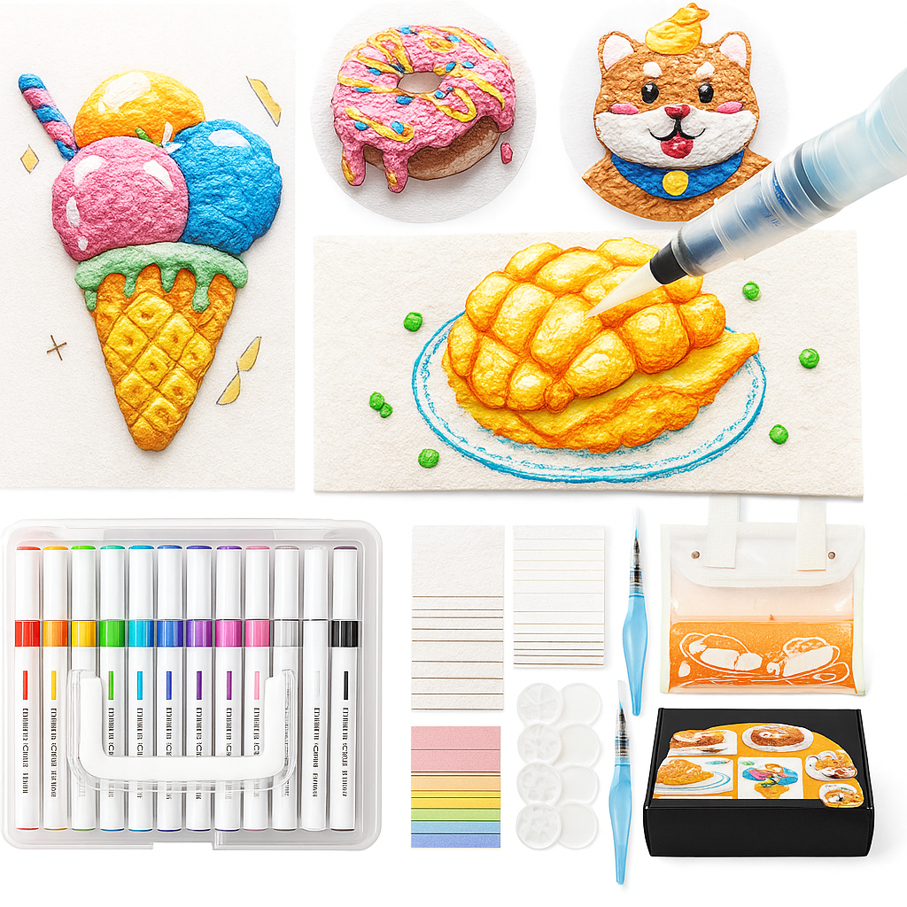 Kit de peinture à texture magique