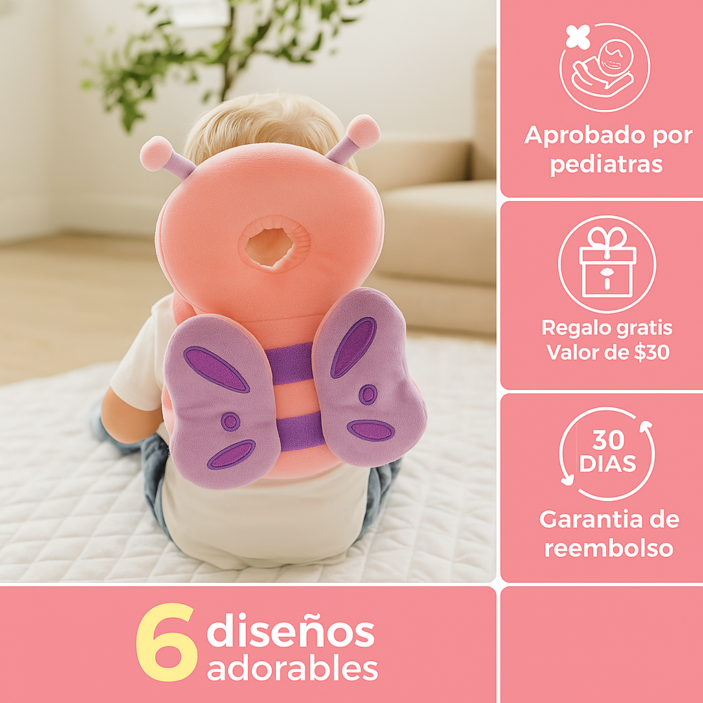 Protector de Cabeza — Almohada de Seguridad Infantil para Bebés