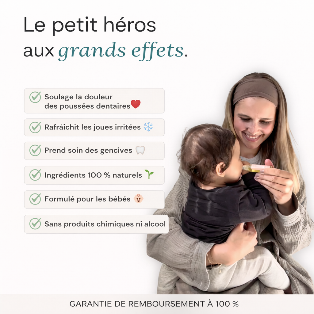 Baby Zen Roller® – Roll-on naturel pour la poussée dentaire