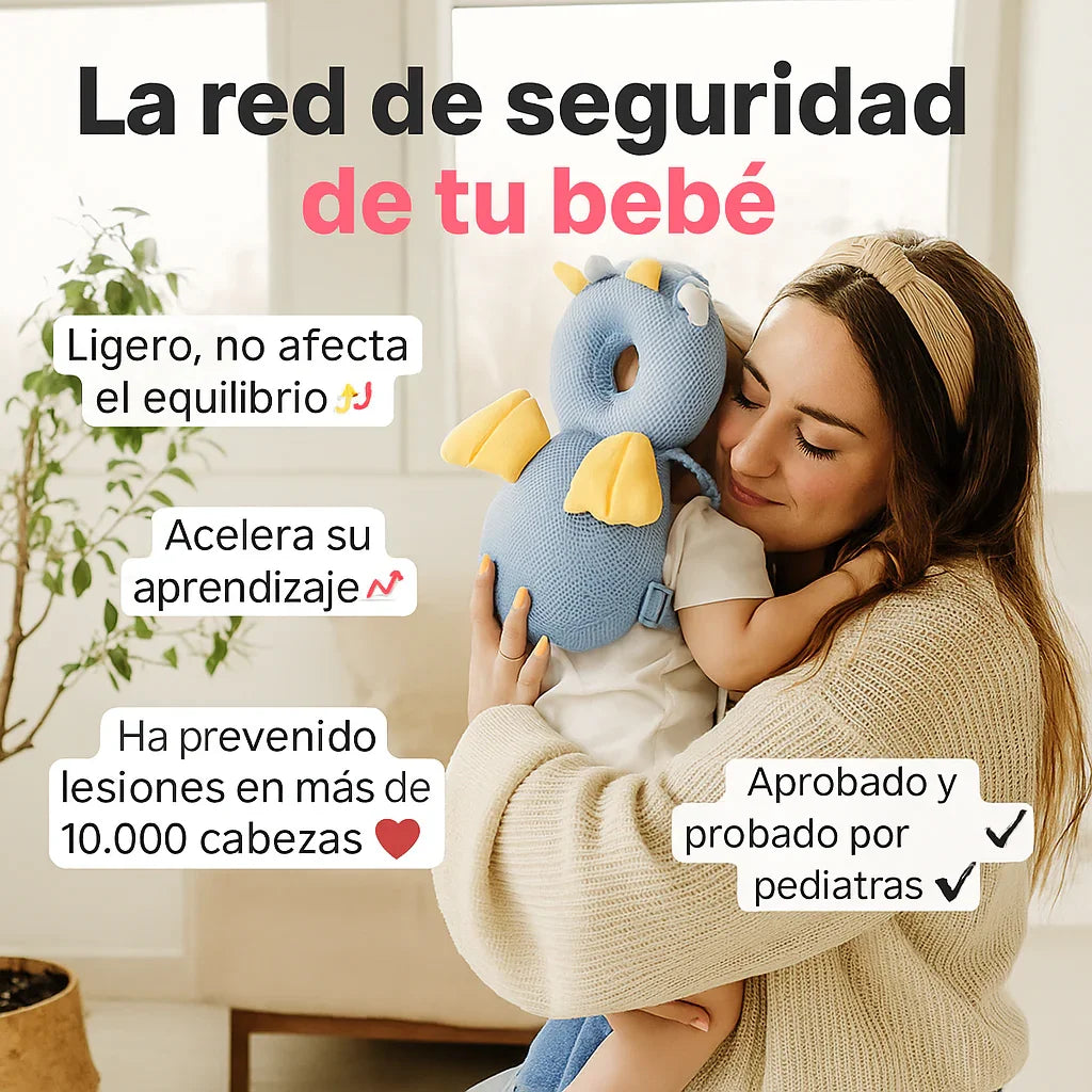 Protector de Cabeza — Almohada de Seguridad Infantil para Bebés