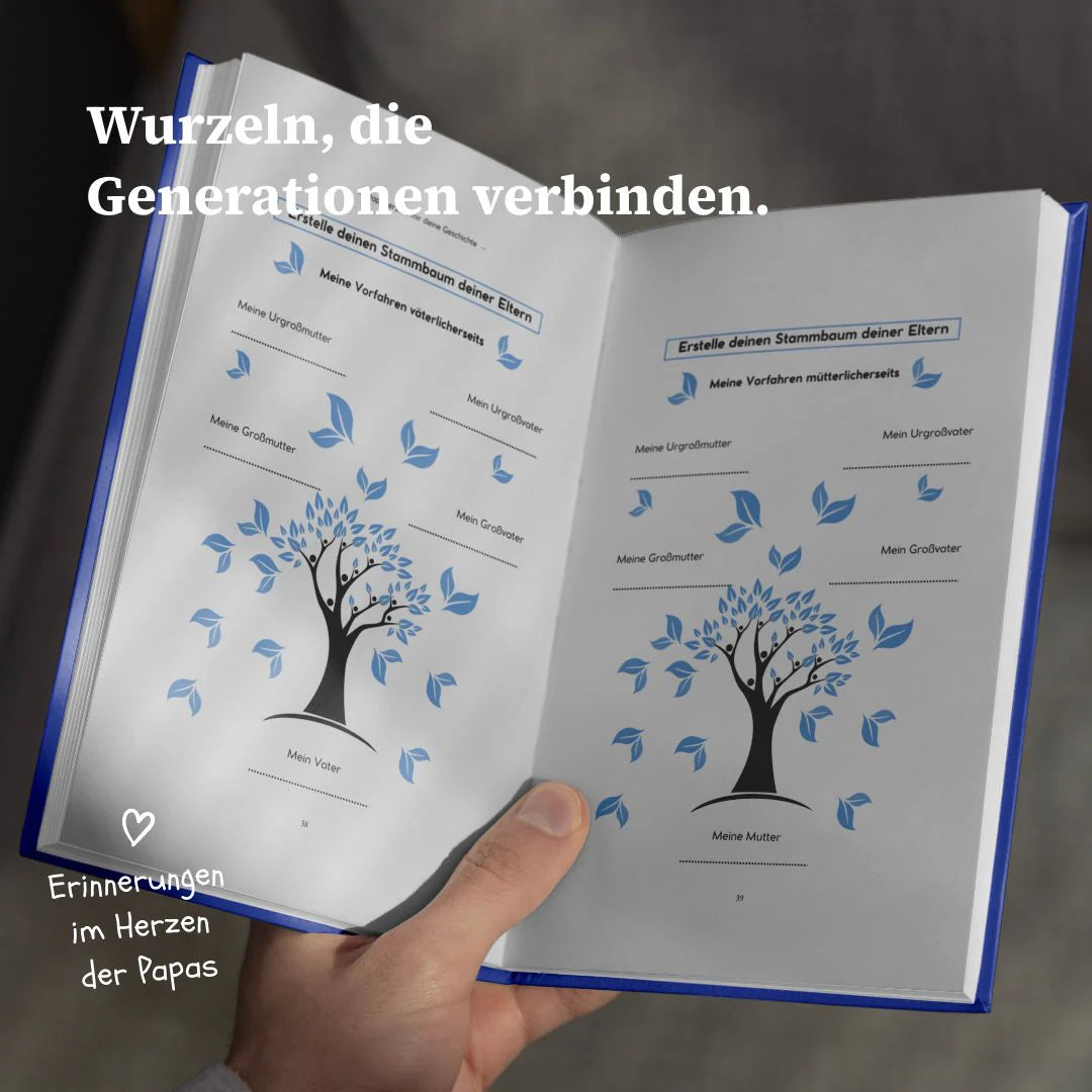 Geführtes Tagebuch - Papa, erzähl mir deine Geschichte