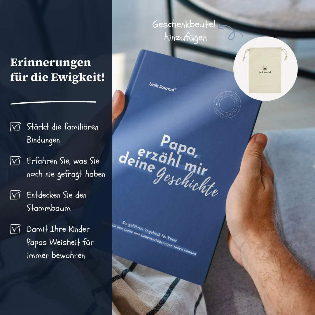 Geführtes Tagebuch - Papa, erzähl mir deine Geschichte