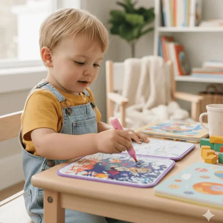 DoodleDry™ - Livre de coloriage à l'eau réutilisable