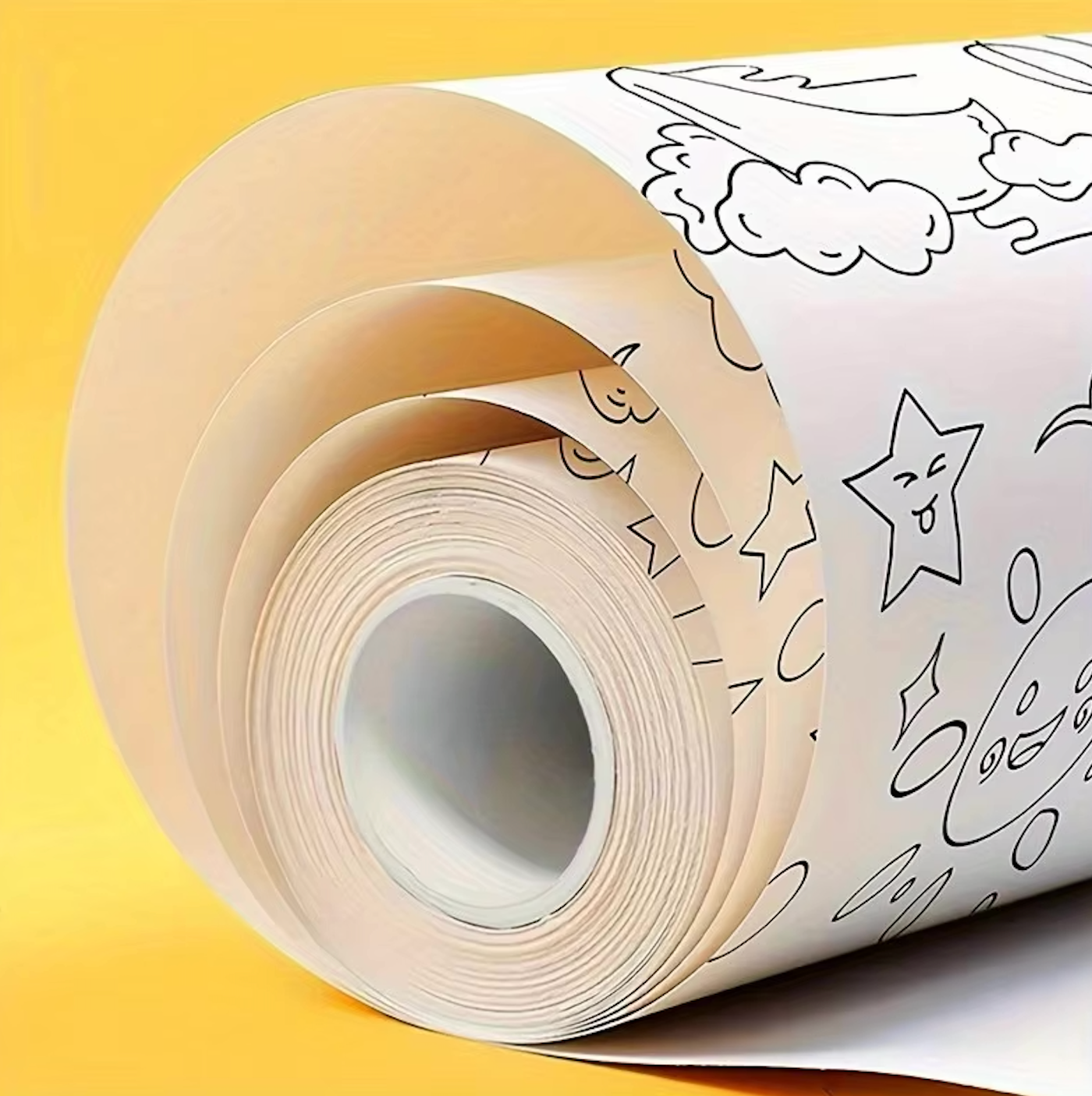 Rollo para colorear creativo para niños