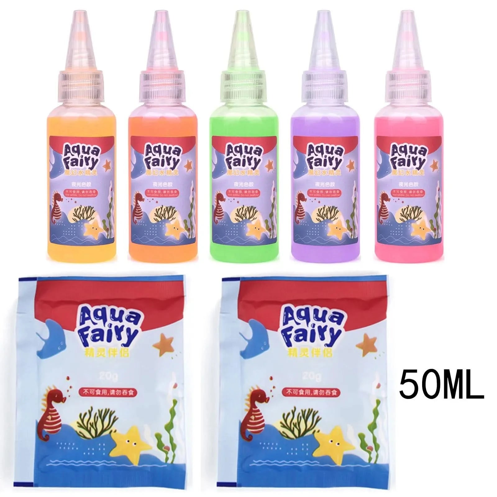 Kids Handmade DIY Craft Painting Stickers Montessori Education Origami Magic Water Elves Kit Set Toys Children Gift Kids Craft