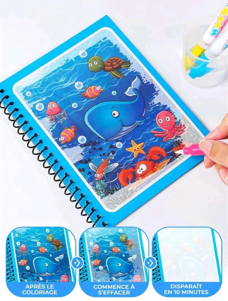Libro mágico para colorear con agua