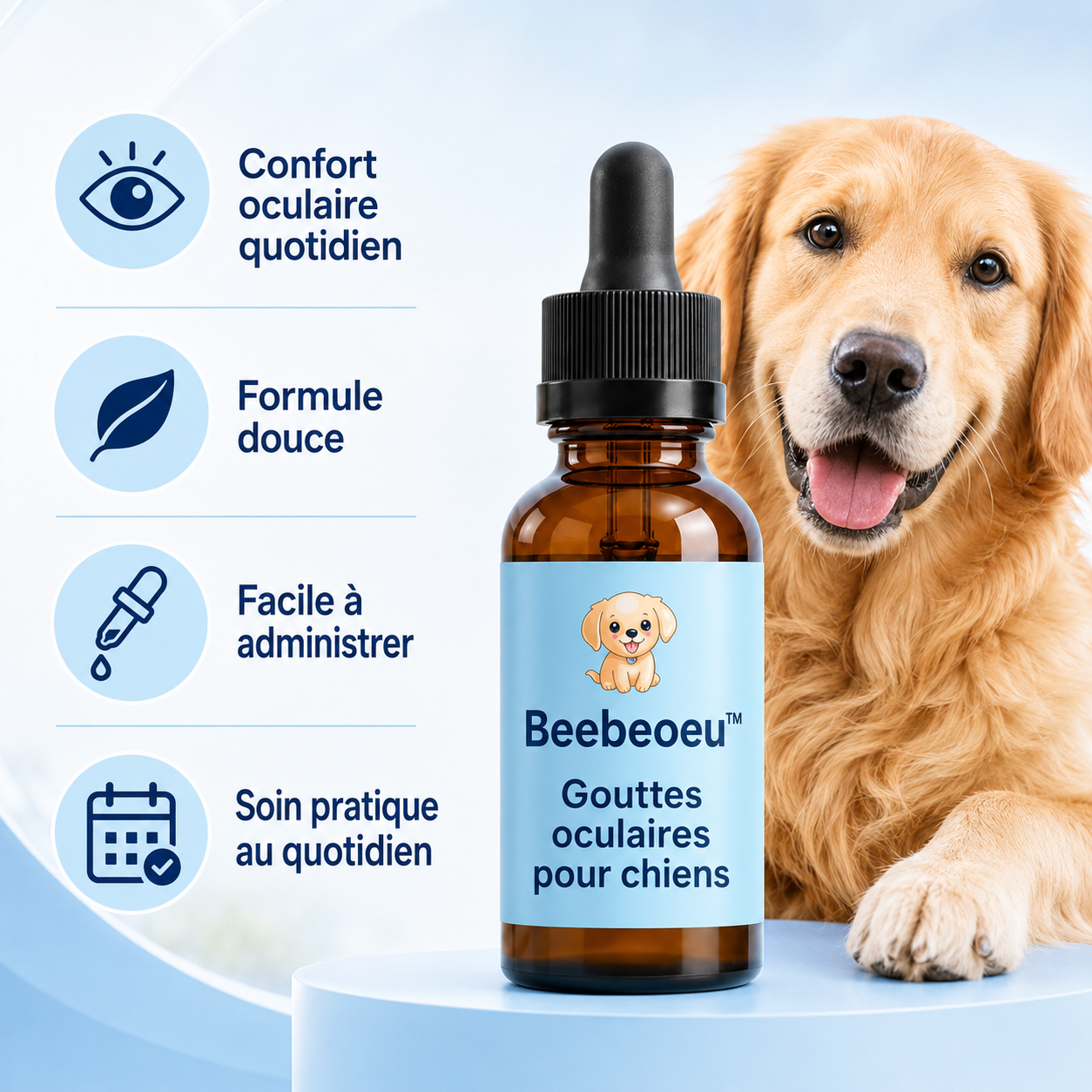 Beebeoeu™ | Gouttes oculaires pour chiens