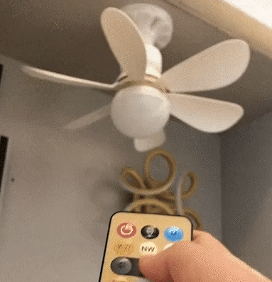 Ventilateur de Plafond LED Silencieux avec Télécommande – Éclairage Réglable & 6 Vitesses