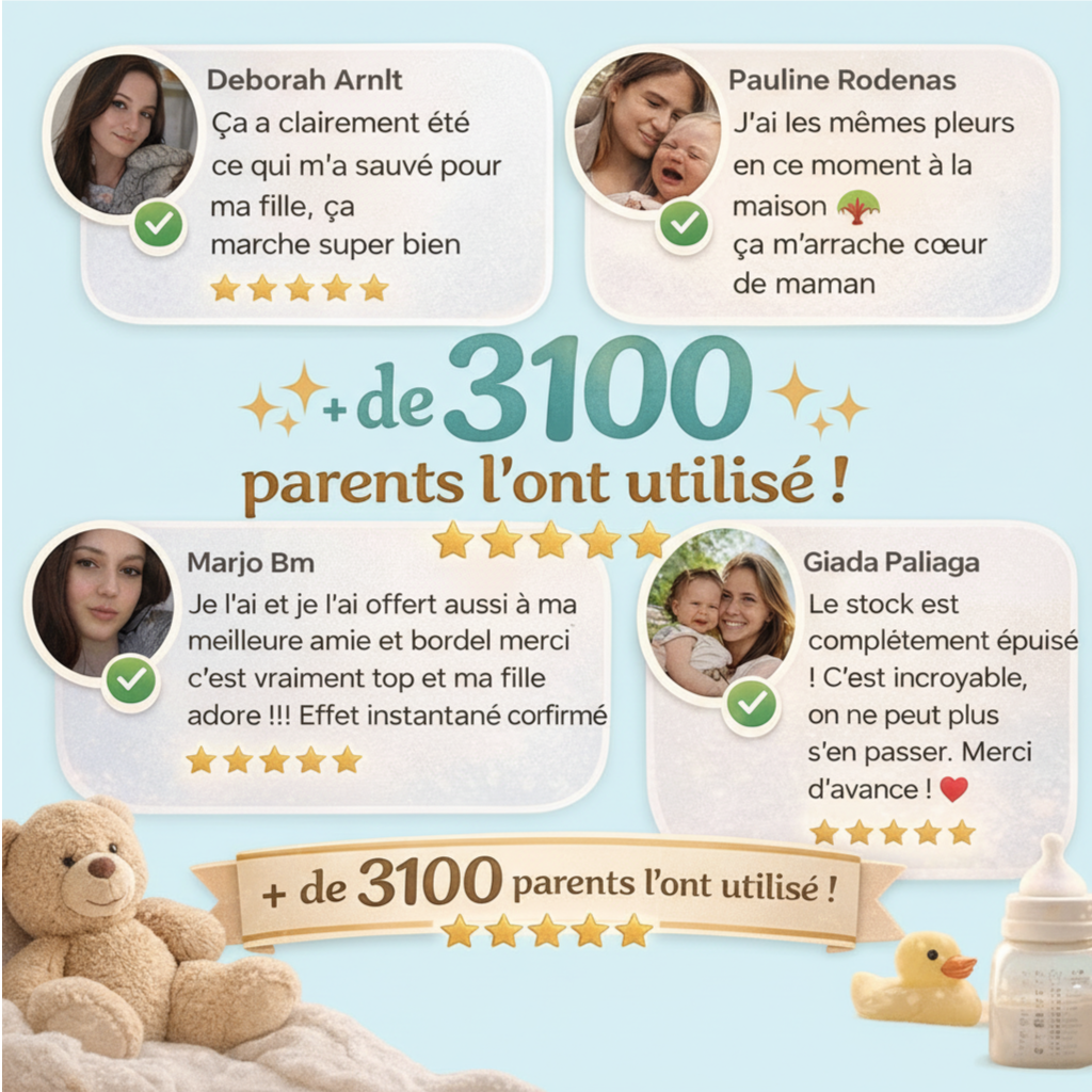 Bébé zen roller - Roll-on naturel pour poussées dentaires
