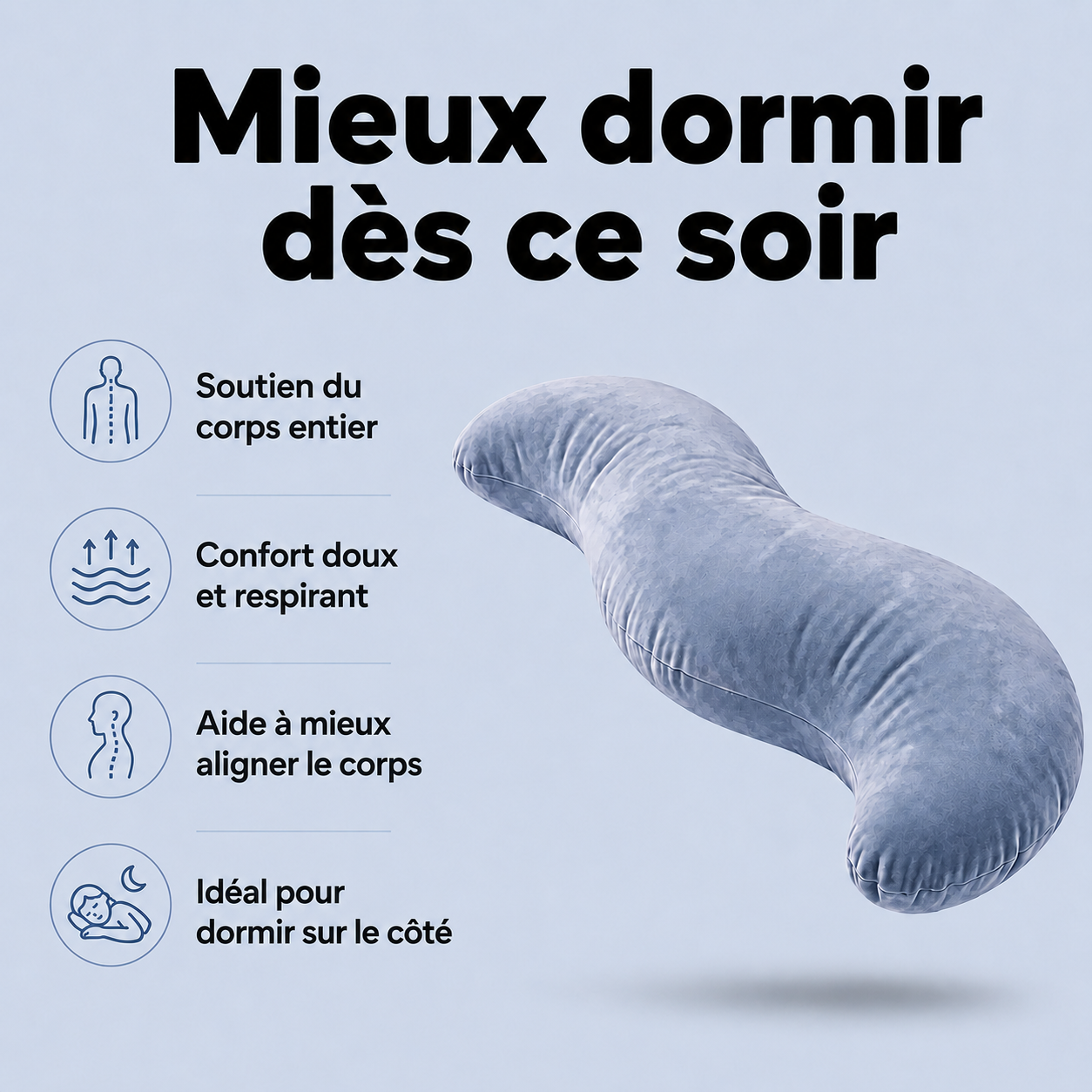 Coussin d'Alignement Corporel
