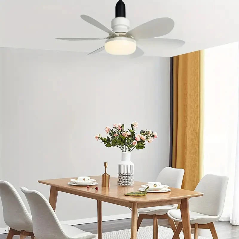 Ventilateur de Plafond LED Silencieux avec Télécommande – Éclairage Réglable & 6 Vitesses