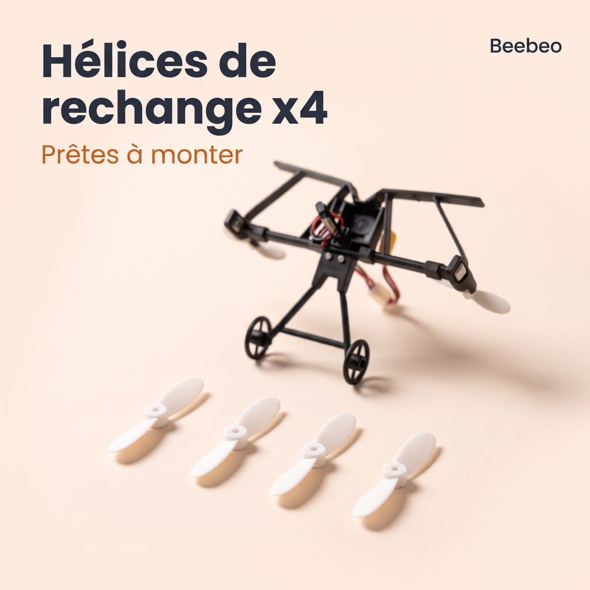 Hélices de rechange x4 pour l'avion en papier télécommandé