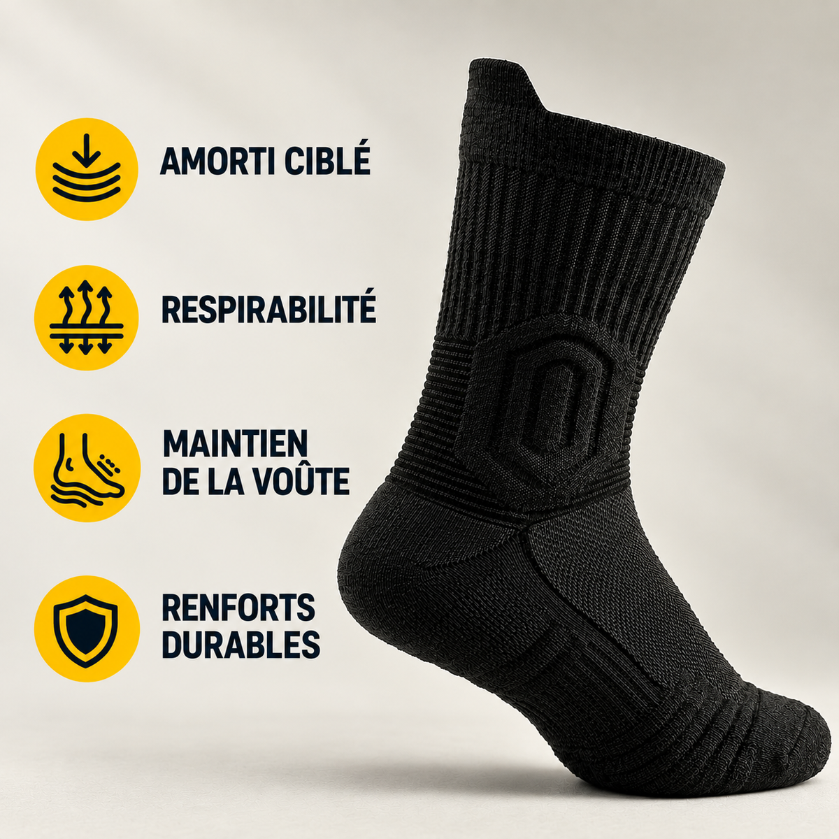 Beebeo | Chaussettes de Travail Renforcées