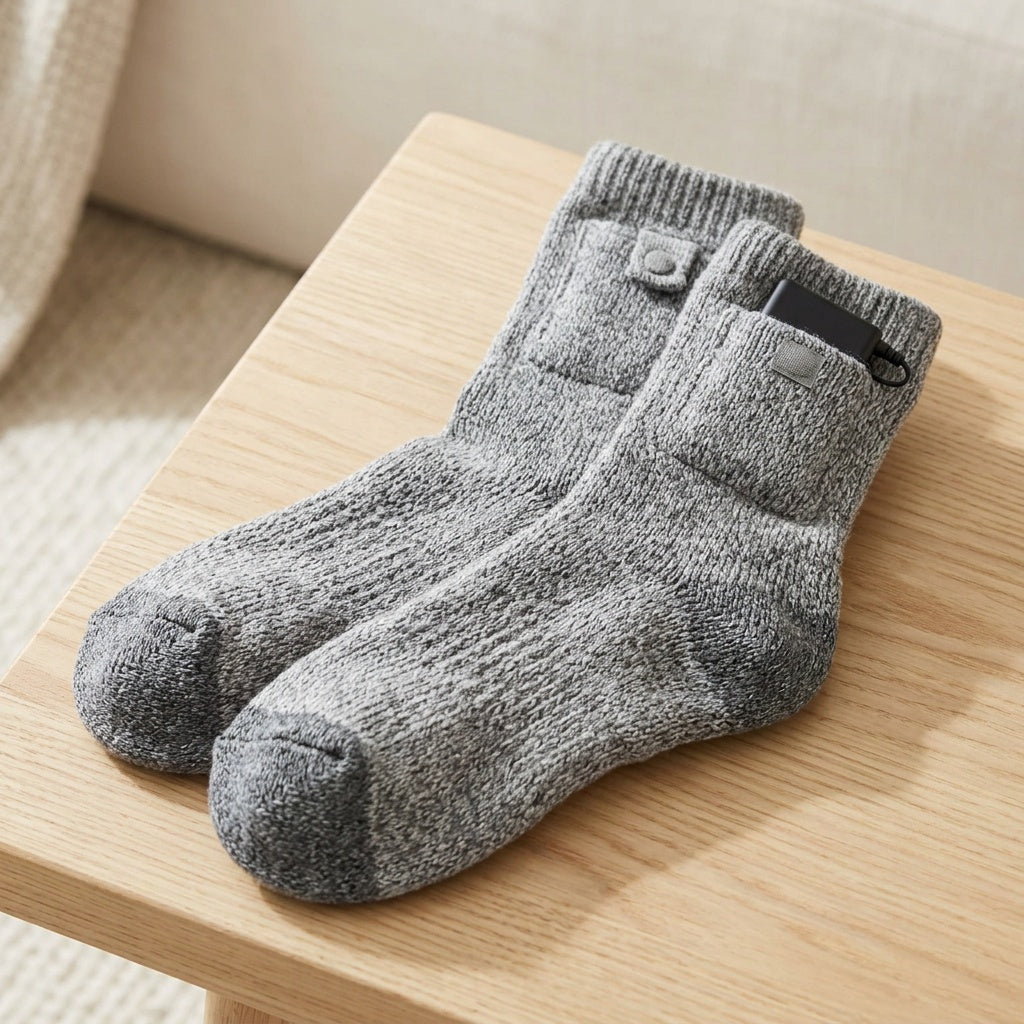 Chaussettes Chauffantes Rechargeables
