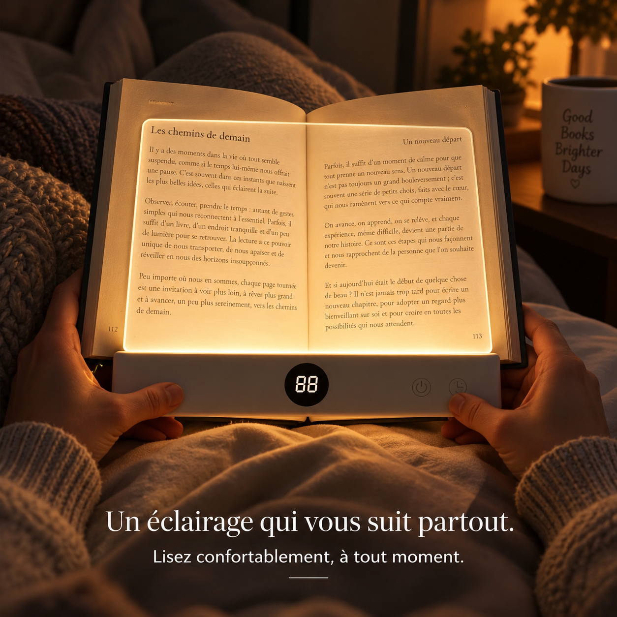Lampe de lecture LED intelligente