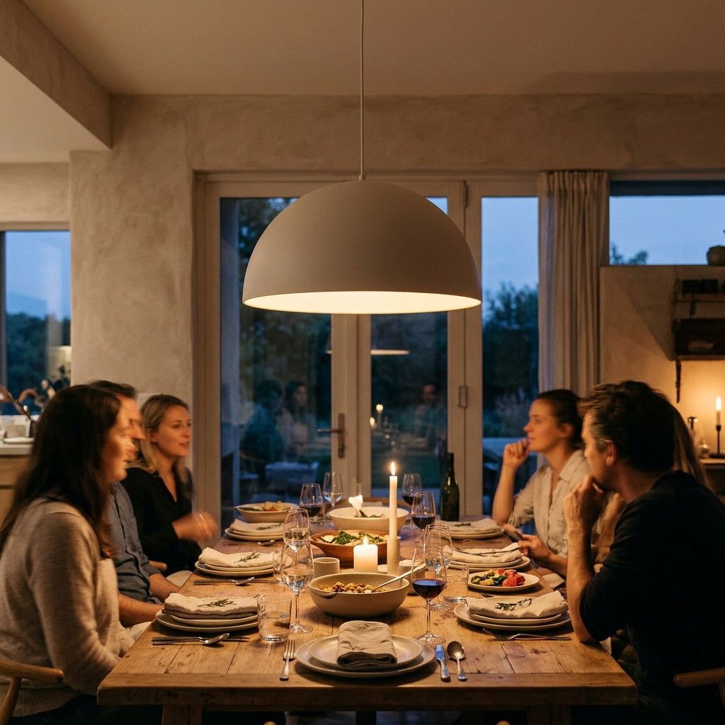 Suspension Luminaire Design en situation