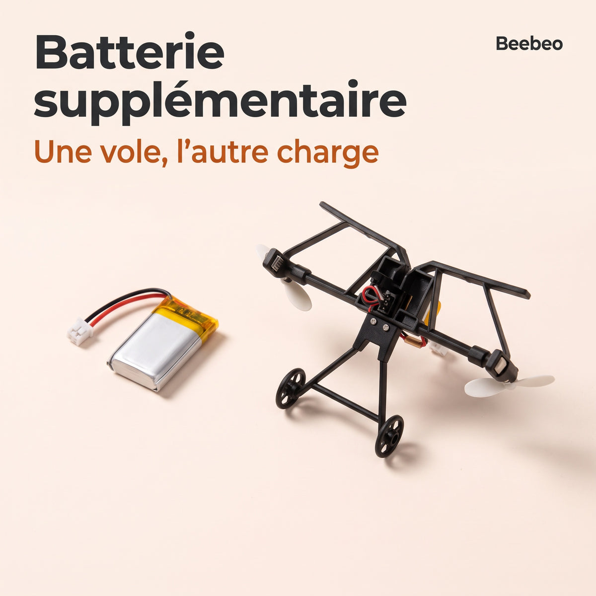Batterie supplémentaire pour l'avion en papier télécommandé