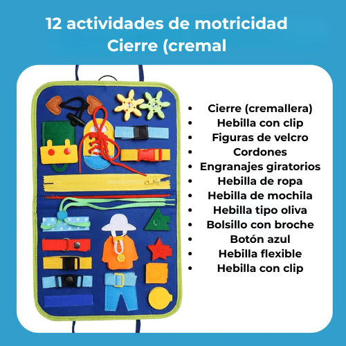 Tablero de actividades Montessori