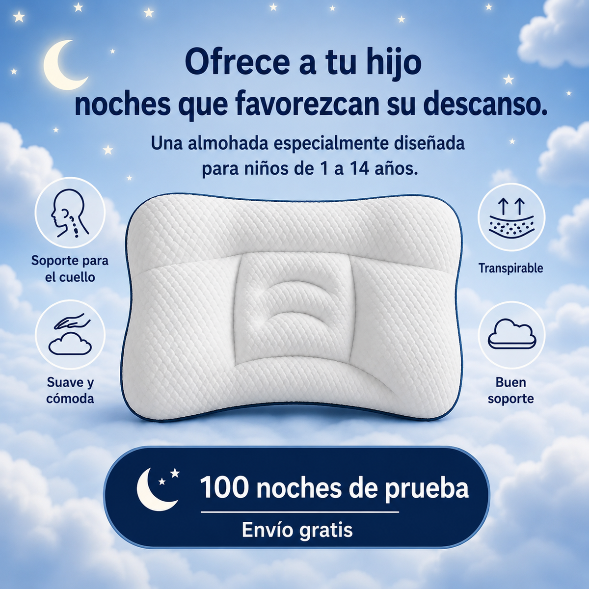 Beebeoeu™ | La almohada postural para niños