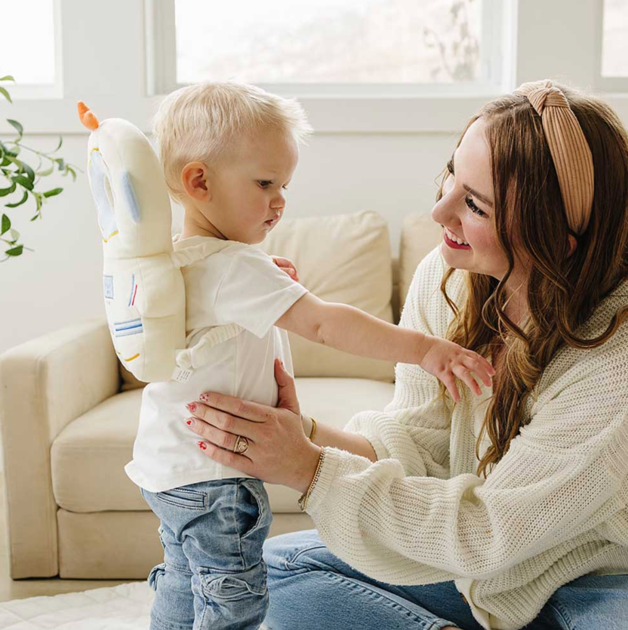 Protector de Cabeza  — Almohada de Seguridad Infantil para Bebés