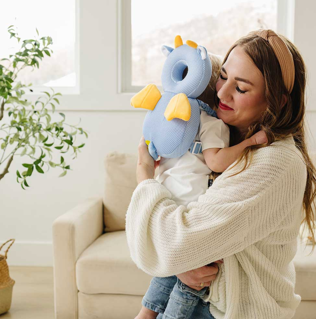 Protector de Cabeza  — Almohada de Seguridad Infantil para Bebés
