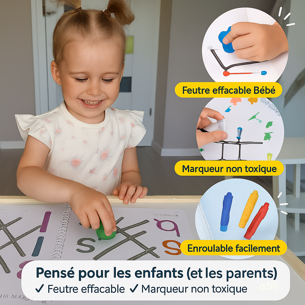 MagicLines - Cahier d'exercices de traçage magique