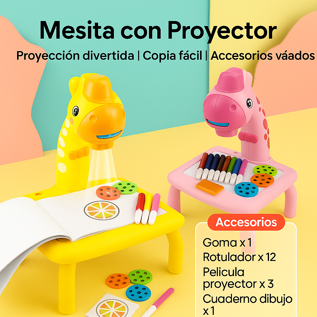 Table Projecteur LED Artistique — Crée, Trace, Imagine !