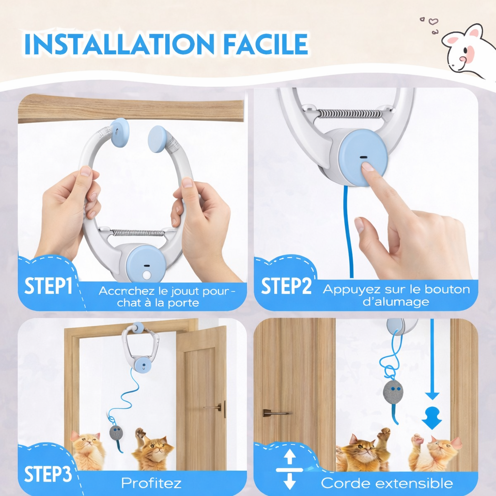 PlayPaws - Le jouet anti-ennui préféré des chats d’intérieur