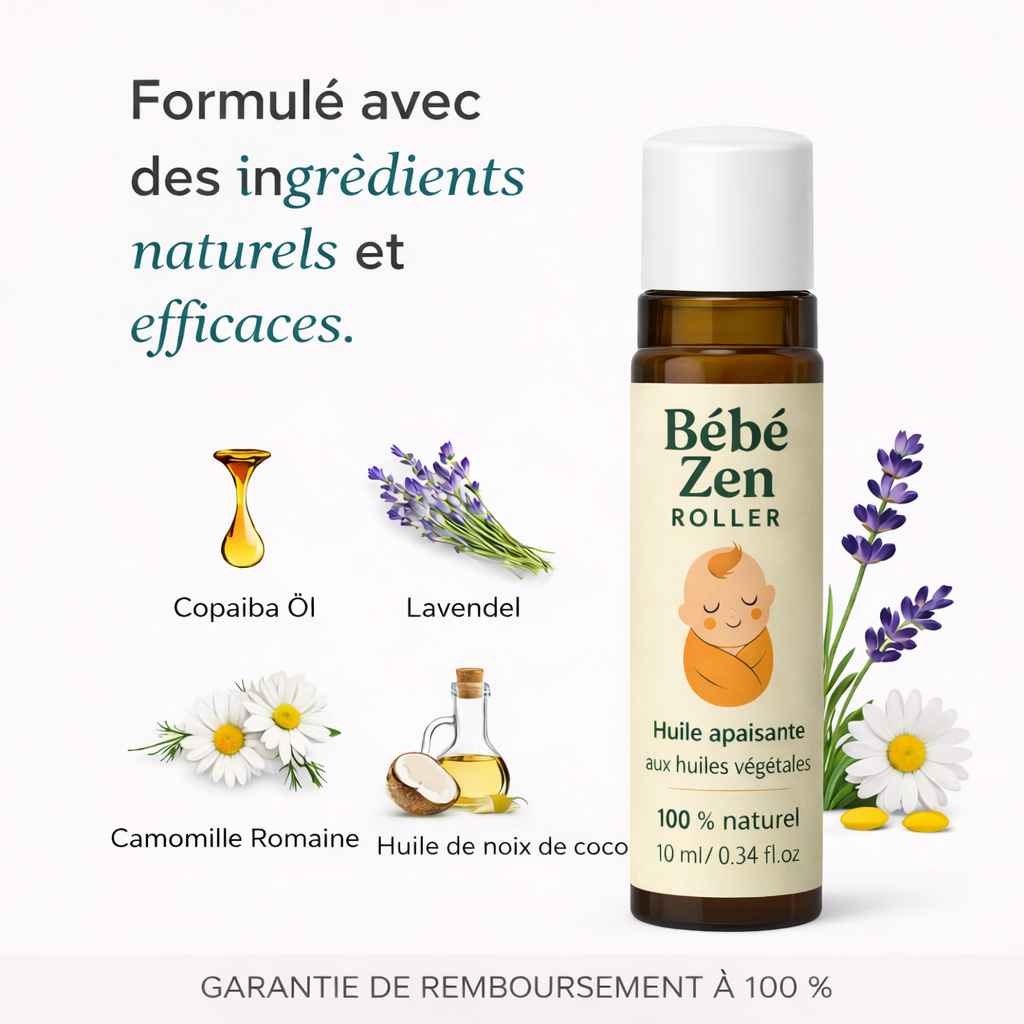 Baby Zen Roller® – Roll-on naturel pour la poussée dentaire