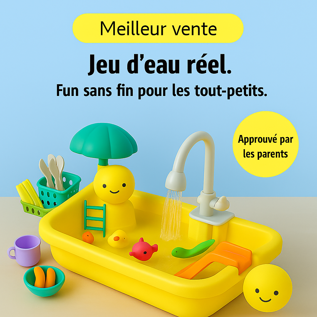 SplashySink™ – Bassin ludique magique