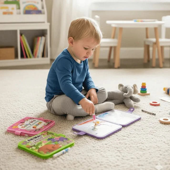 DoodleDry™ - Livre de coloriage à l'eau réutilisable