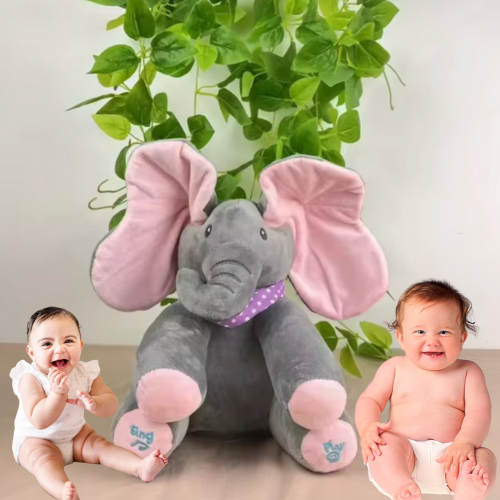 Beebeo™ Peek a boo Elefante Parlanchín - Exclusivo