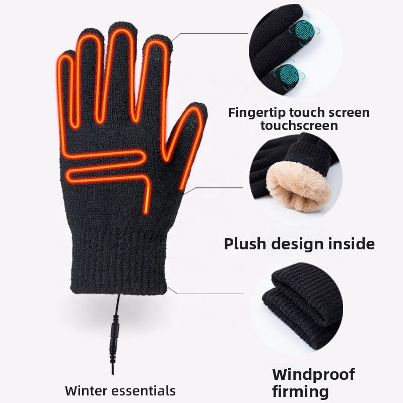 Gants chauffants tactiles