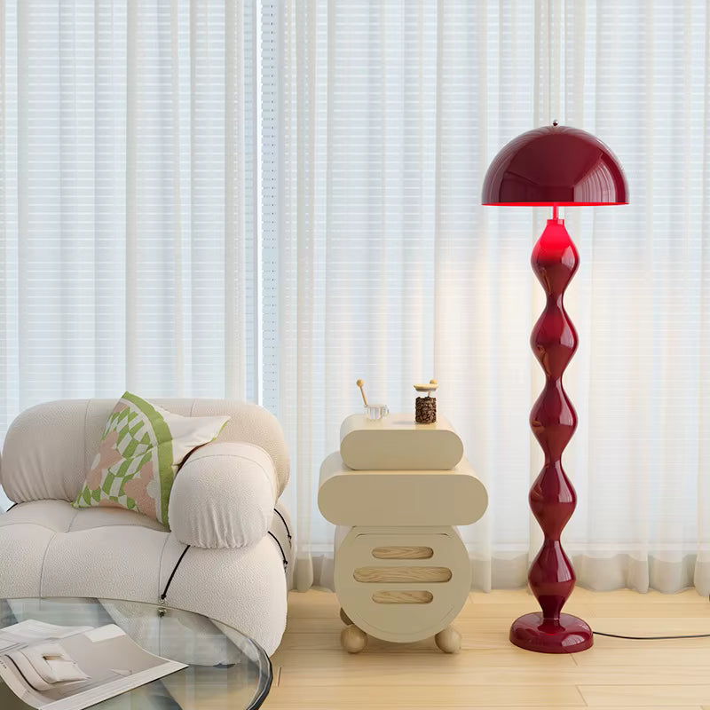 Lampadaire champignon rétro nordique