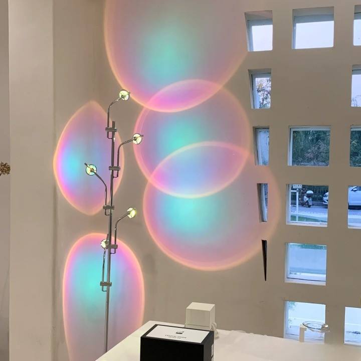 Lampadaire arc LED moderne réglable