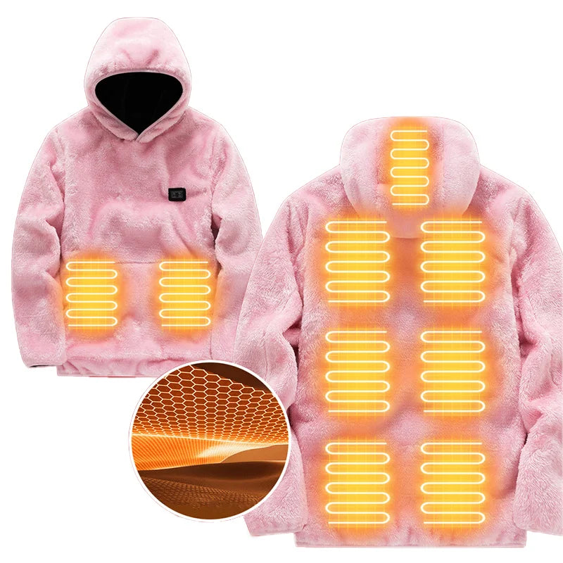Sweat polaire chauffant