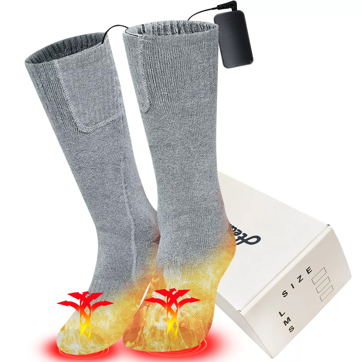 Chaussettes chauffantes infrarouge