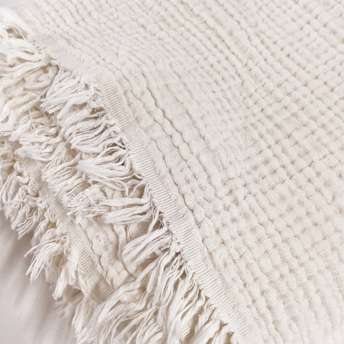 Plaid en mousseline de coton