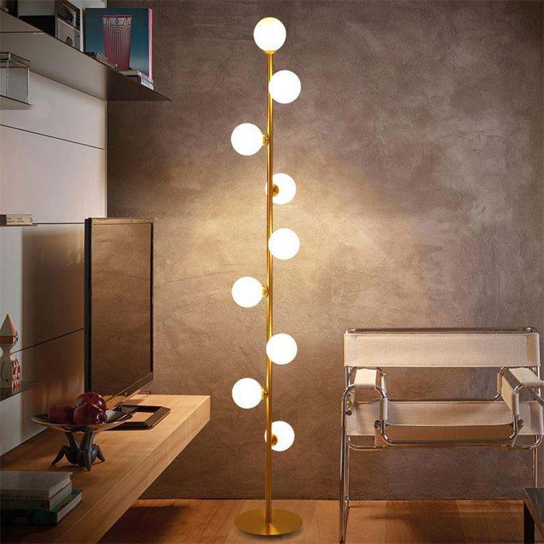 Lampadaire sphère nordique