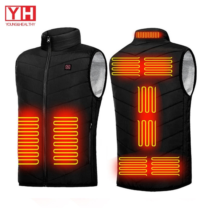 Gilet doudoune chauffant