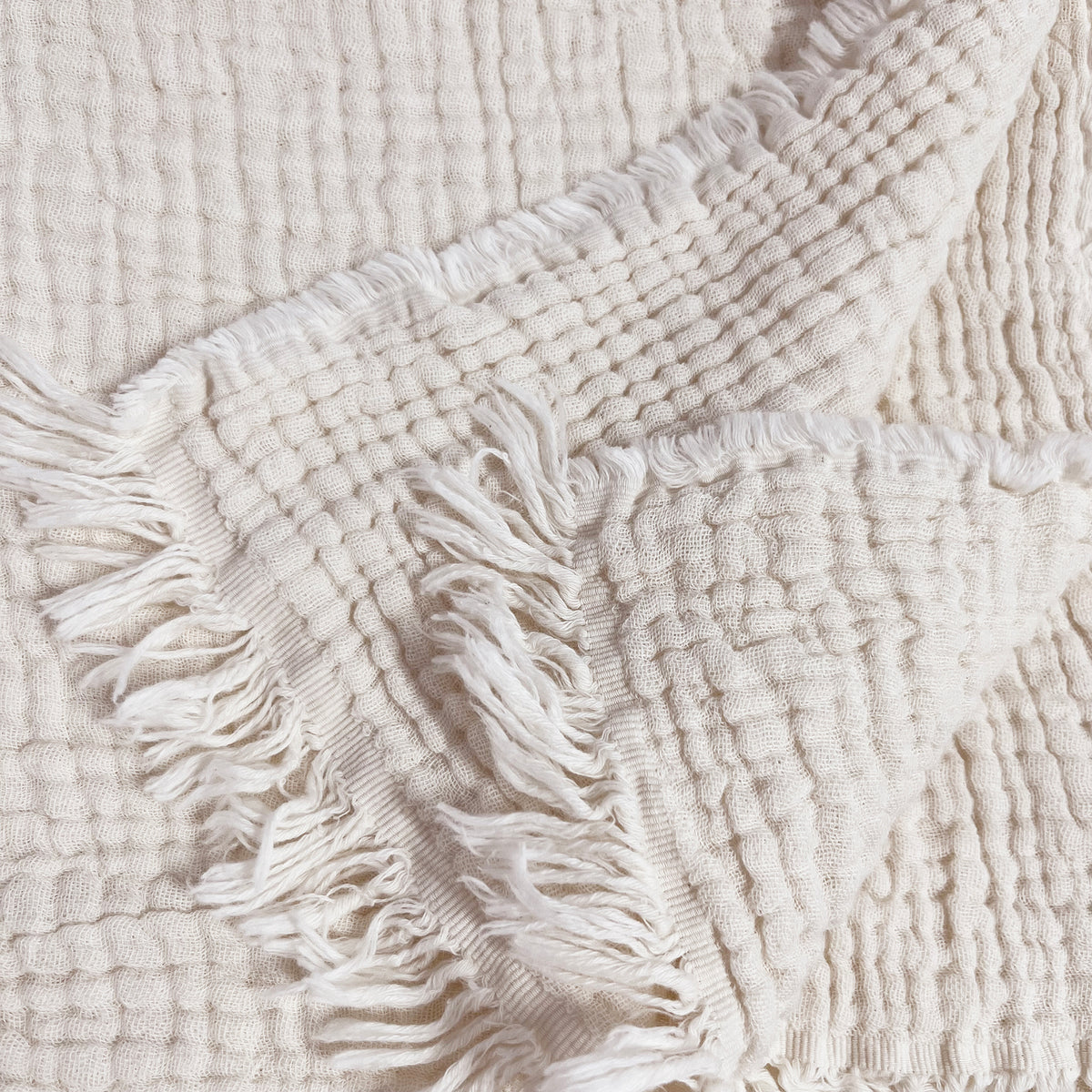 Plaid en mousseline de coton