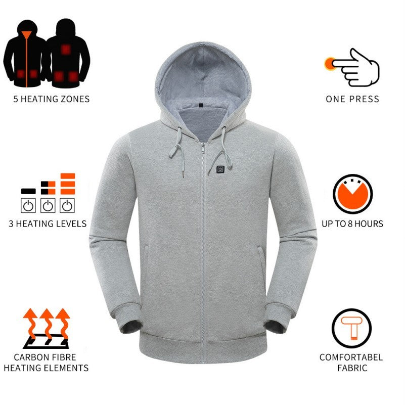 Sweat chauffant gris